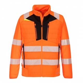 Portwest DX473 - DX4 Hi-Vis Hybrid Flexible  Baffle Jacket 85g